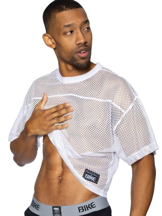 BIKE Athletic Other - BAM 134 Short Sleeve Practice Jersey White